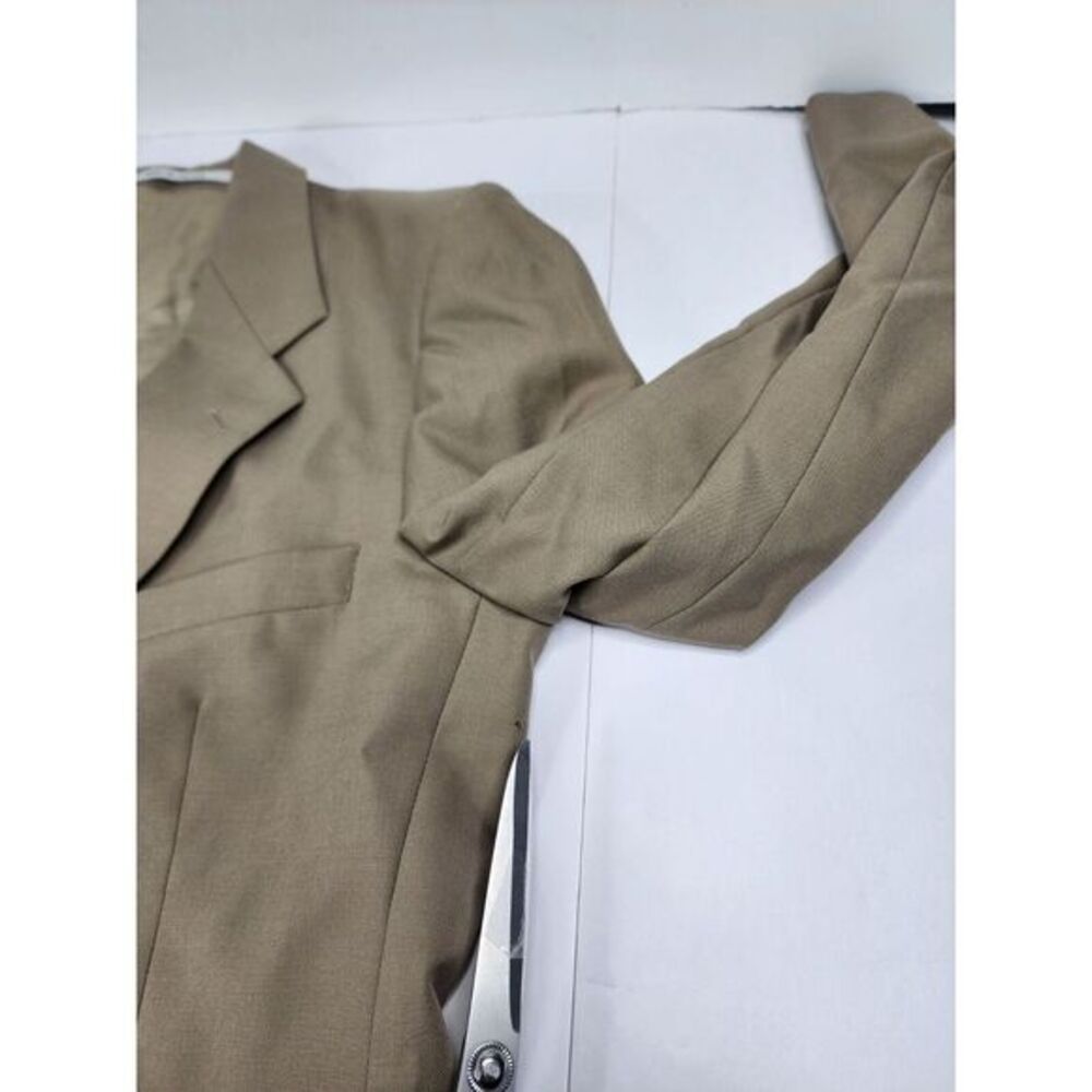 YSL Yves Saint Laurent Men Surgical Cuff Blazer Brown Jacket‎ 38 Made In France - Picture 8 of 16